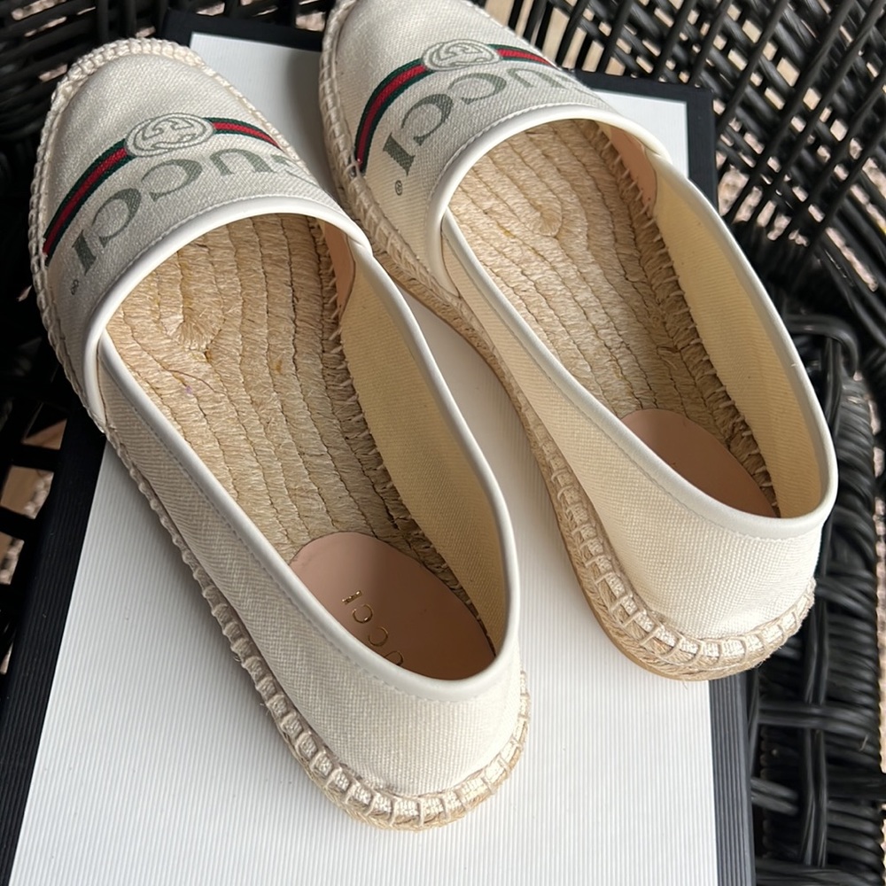 AUTHENTIC GUCCI ESPADRILLES 36.5 - Picture 3 of 5